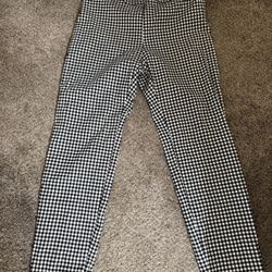 Size Large Ellen Tracy Plaid Pants
