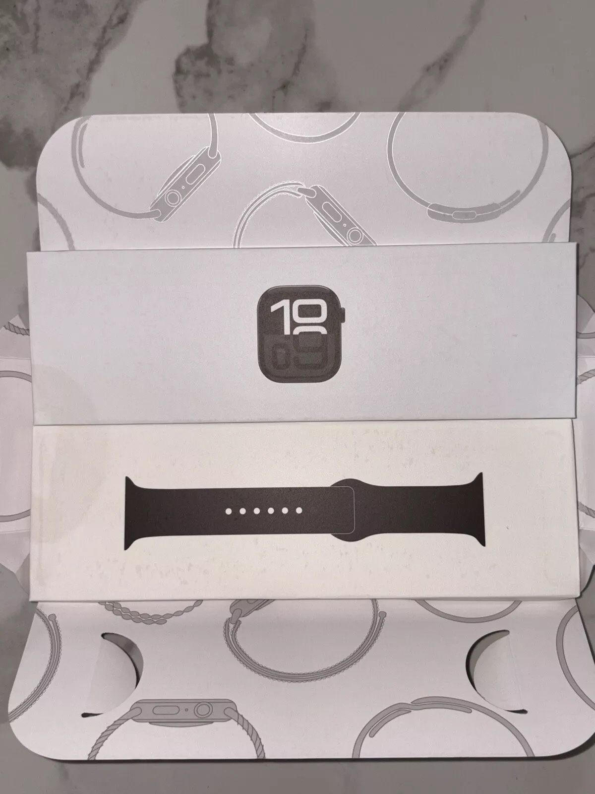 Apple Watch Series 10 GPS 46mm Jet Black Aluminum Case with Black Sport Band