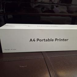 $55 A4 Portable Thermal Printer (Brand New, Sealed)