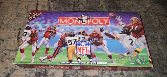 Monopoly NFL Limited Collectors Edition (1998) 100% Complete Very Good Condition