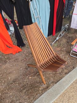 Melino Wooden Folding Tamarack Chair