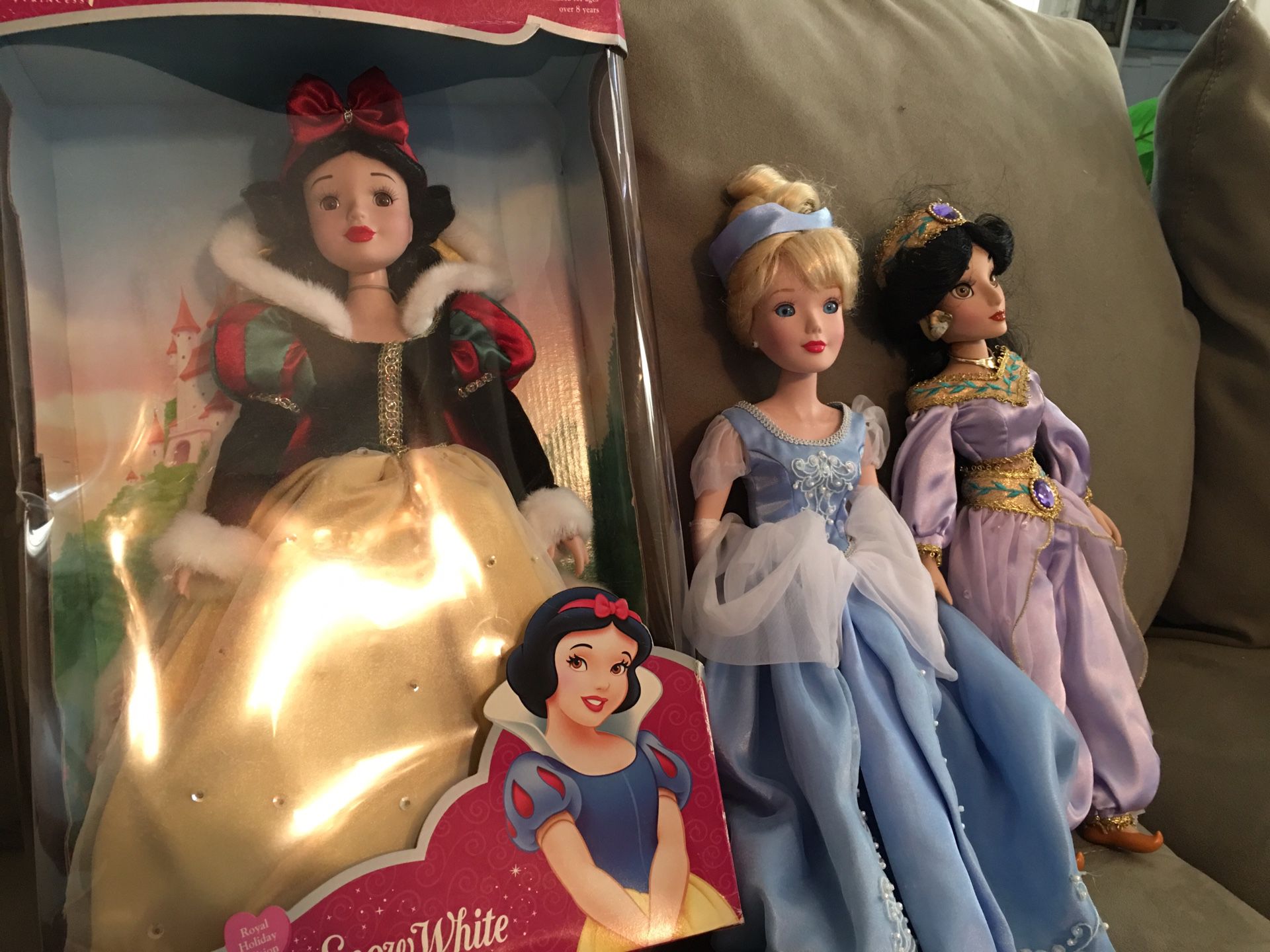 Disney Princess Porcelain Keepsake dolls