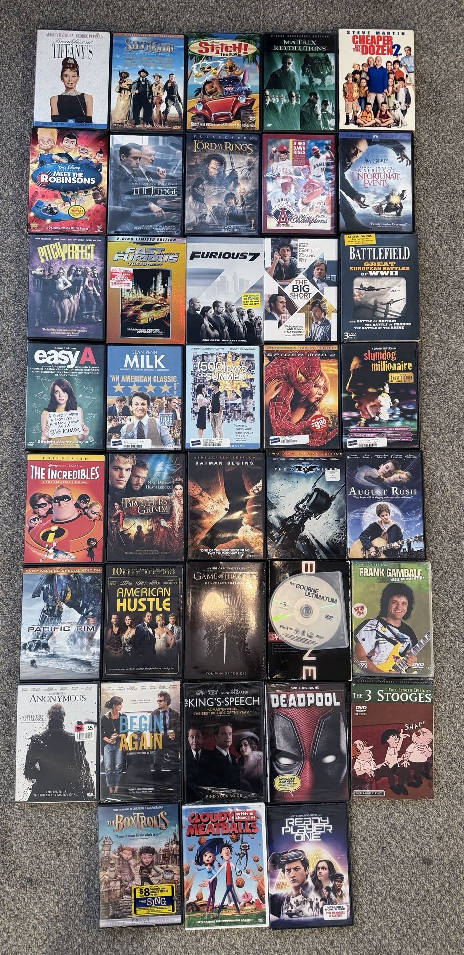 DVD & Blu-ray Movie Collection
