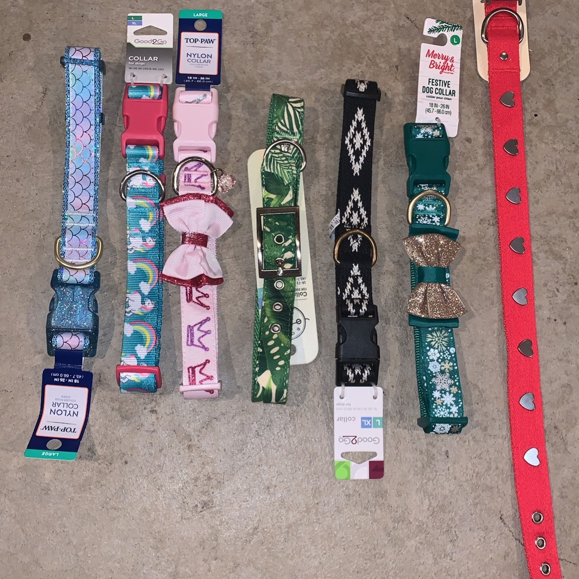 Large Dog Collars 2 For $ 20