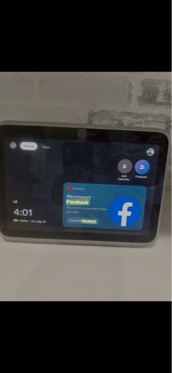Facebook portal go video monitor