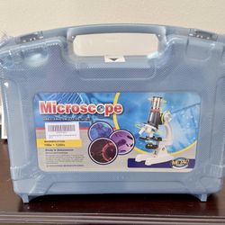 New! 58 Piece Microscope Kit For Kids 