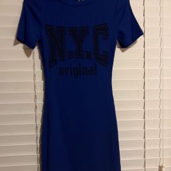 Mid Royal Blue Dress Size 4