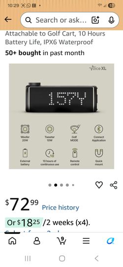Golf speaker