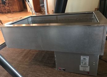 3 pan Drop In Refrigerated cold unit