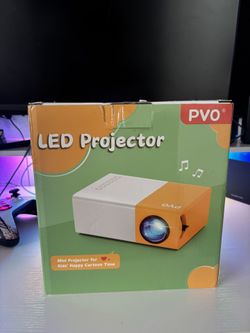 Projector WiFi Portable Movie Projector, Phone or Tablet Can be Mirrored to the Video Projectors Via WiFi or Data Cable, Compatible with Smartphone/ T