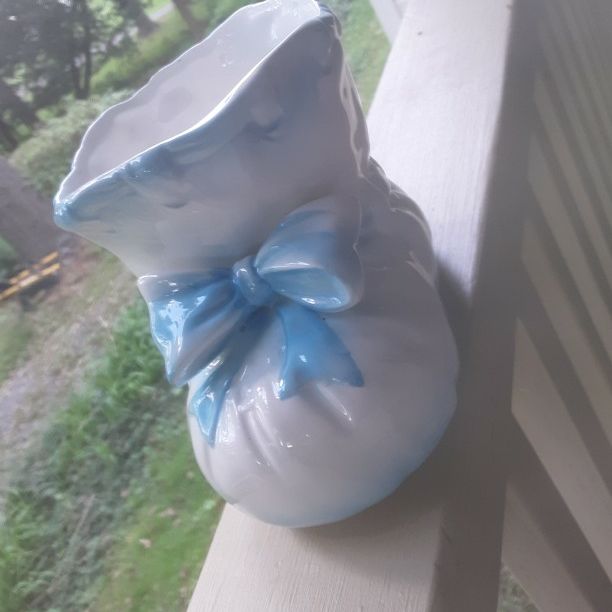 Antique Baby Slipper Vase