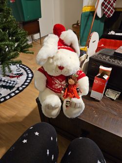 Christmas Bunny & Angel