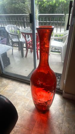 Tall vase