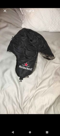 Heineken beer lightweight trapper style hat (brand new)