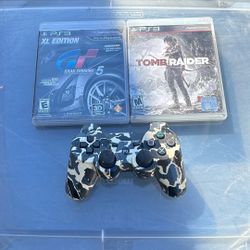 PS3 Controller With Games