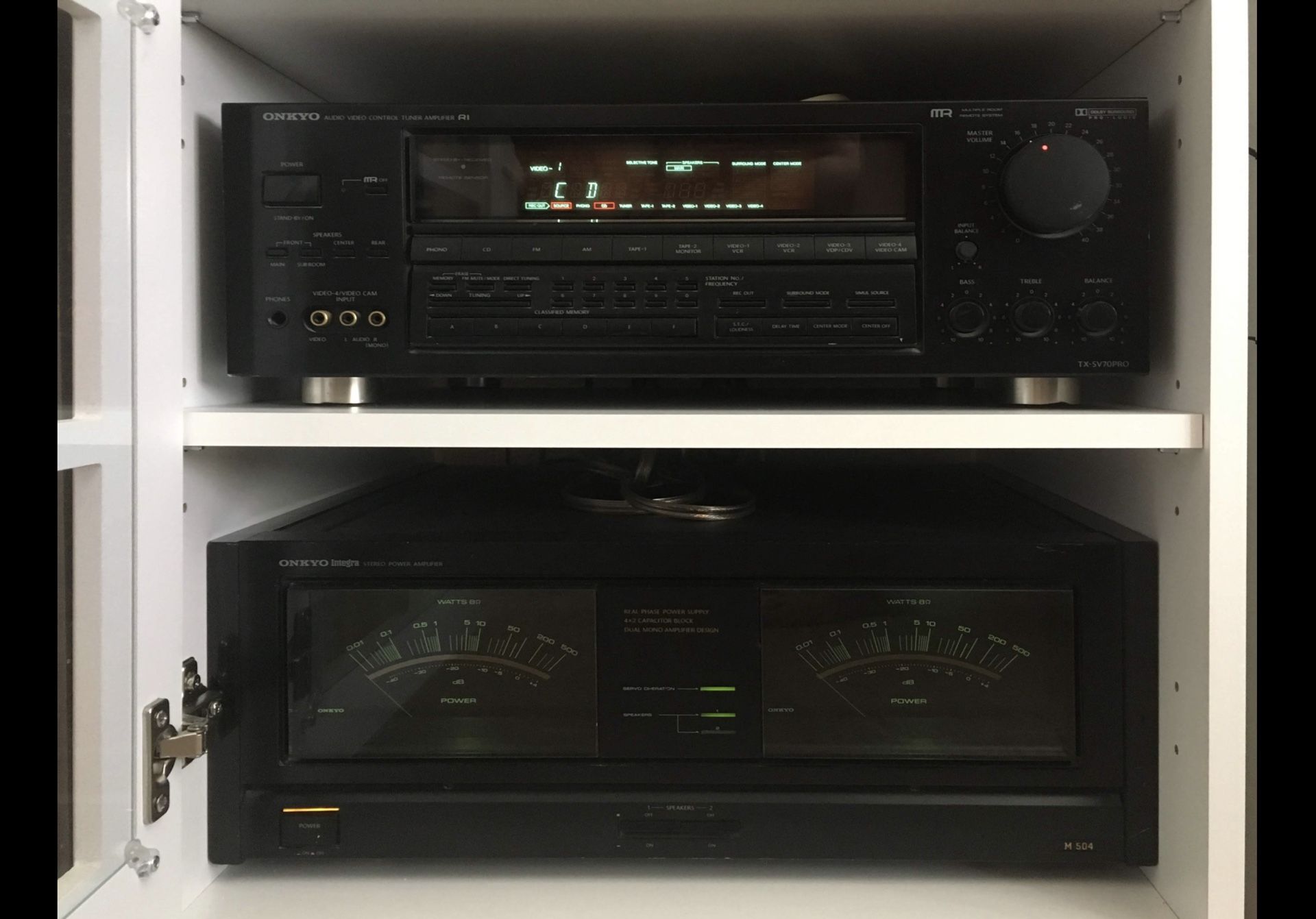 Onkyo M504 amp.