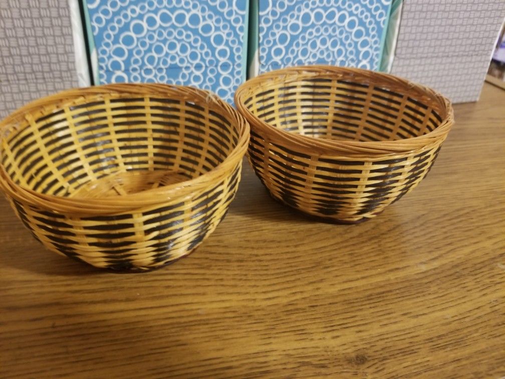 Wicker Bowls From The People Republic Of China