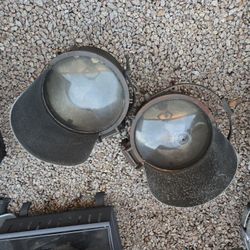Vintage Industrial FLOODLIGHTS- Pair