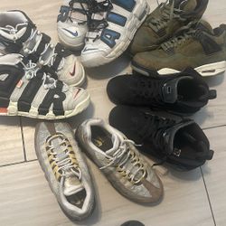 5 Pairs 300$$ Size 7 Except Olive Jordan’s 7.5