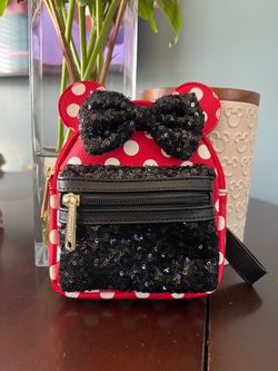 Disney Parks Loungefly Minnie Mouse Belt Pouch Wristlet