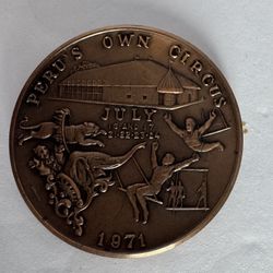 1971 Peru Indiana Circus Capital Of The World Medal 