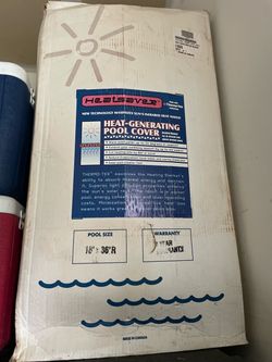 Heatsavee Heat-Generating Pool Cover 18x36