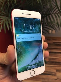 Unlocked iPhone 7 128gb red
