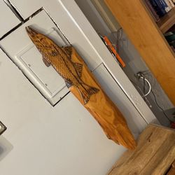 Snook Wood Sculpture