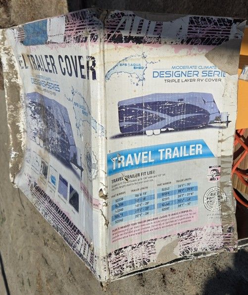 Travel Trailer Cover. 22' 1"-24' 