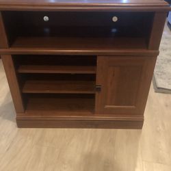 REAL WOOD Cabinet/ TV With Shelves And A Door 