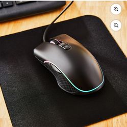 ONN Wired USB Gaming Mouse with Adjustable DPI, Backlit, 7 Buttons Black