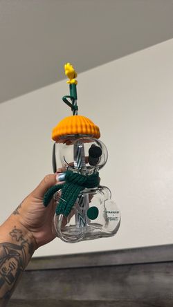 Snoopy glass cup