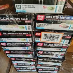 15 Cases Of 1-in Roofing Nails