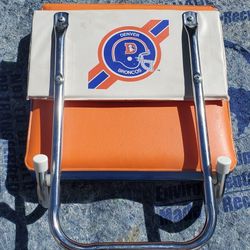 1979 Vintage Denver Broncos Stadium Seat