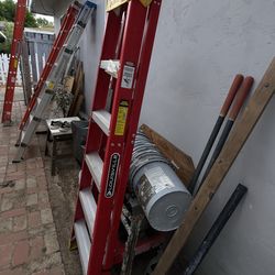 Louisville 6’ ladder red new