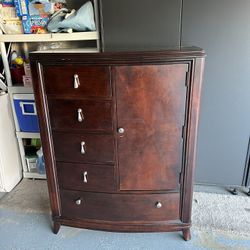 Armoire Dresser Chest Brown