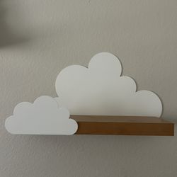 Crate & Barrel kids - Cloud Metal & Wood Shelf
