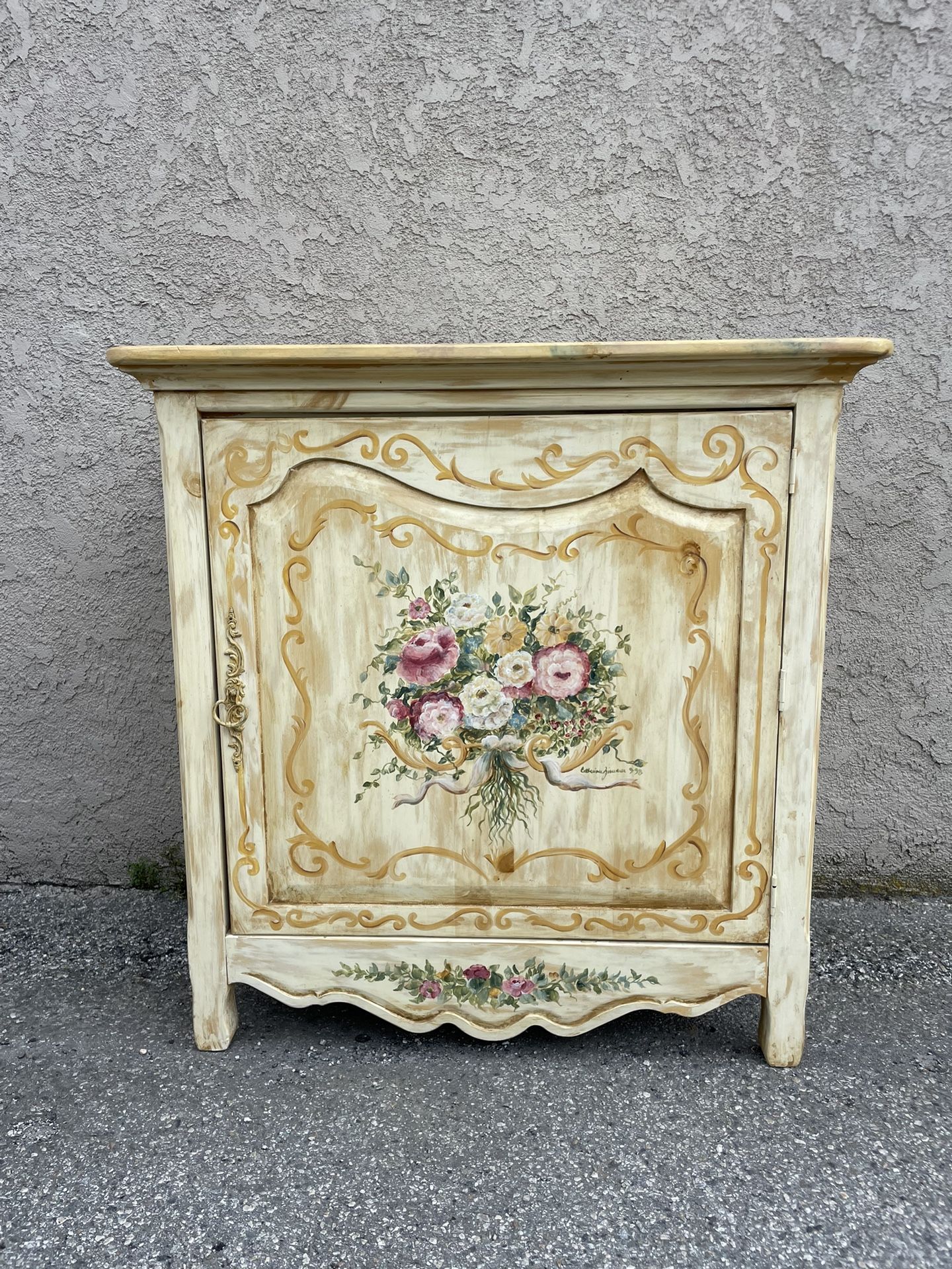 Habersham Antique-Style Side Table