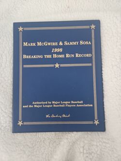 Mark McGuire & Sammy Sosa 1998 breaking the home run record in chandler
