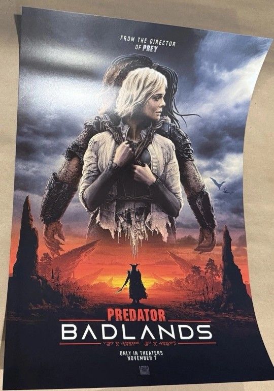 SDCC 2025 Exclusive Predator Badlands Movie Poster