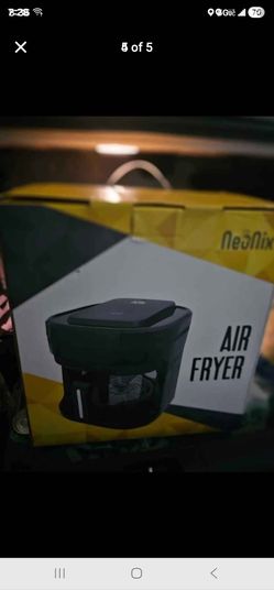 New 5 liter capacity air fryer/LED DISPLAY (120V /1350 POWER)