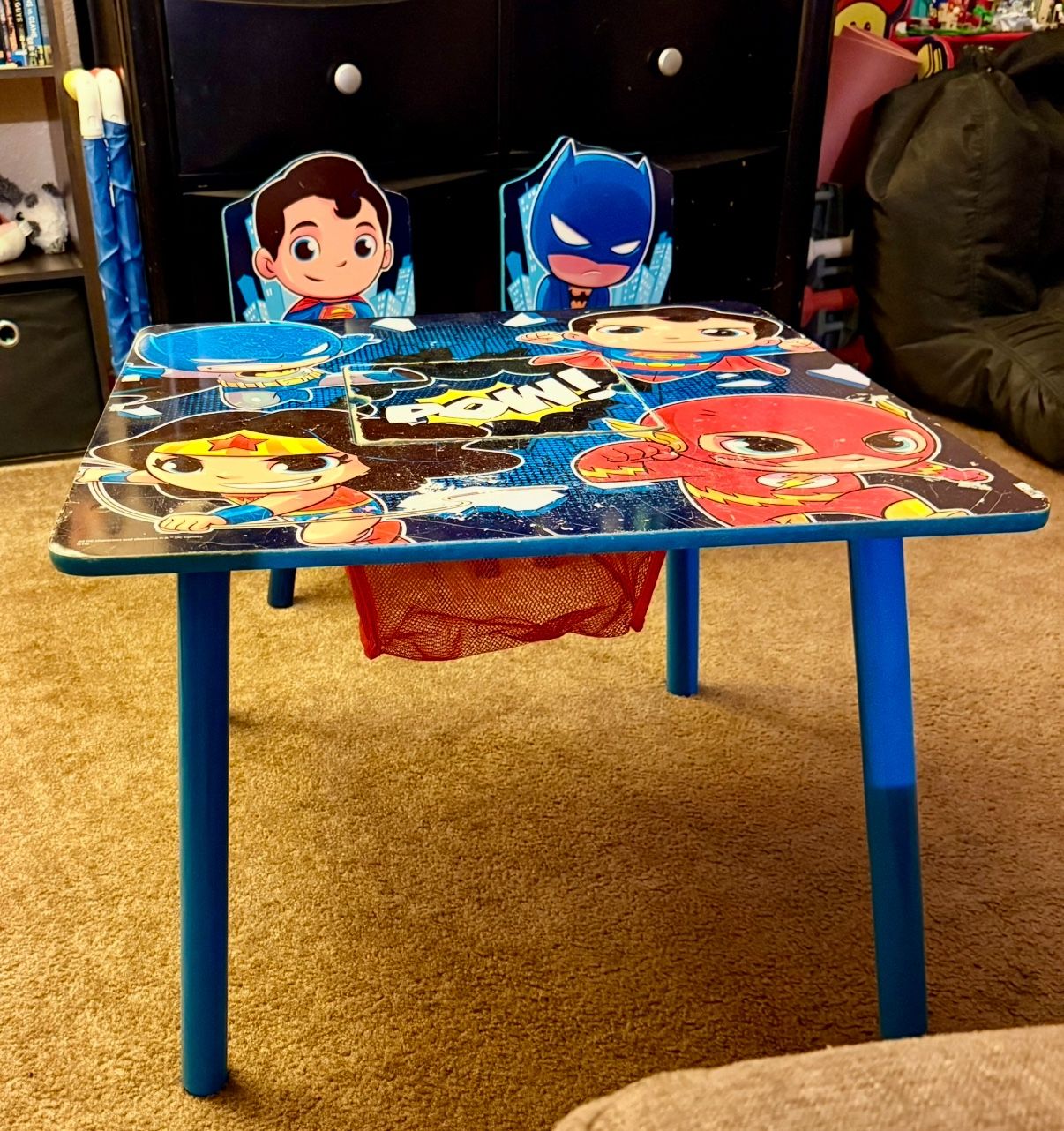 Kids Superhero Table & 2 Chairs Set 🦸♂️