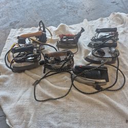 Vintage Heavy Dry Iron $10 Each  Or $60 For All 
