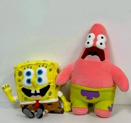 Cactus Plant Flea Market CPFM x Uniqlo Plush Set Patrick and Spongebob NWT