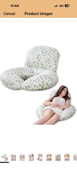 Wedge Pillow Set for Sleeping and After Surgery, Use for Acid Reflux, Reading and Relaxing, Headboard Pillow for Sitting in Bed