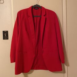 Express Red Blazer
