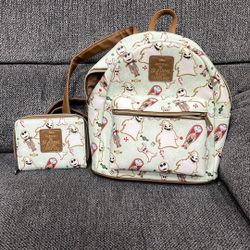 Disney Tim Burtons The Nightmare Before Christmas Purse Backpack & Wallet
