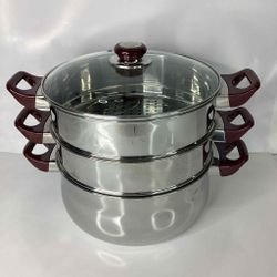 3 Layers Stainless Steel Streamer Cookware 