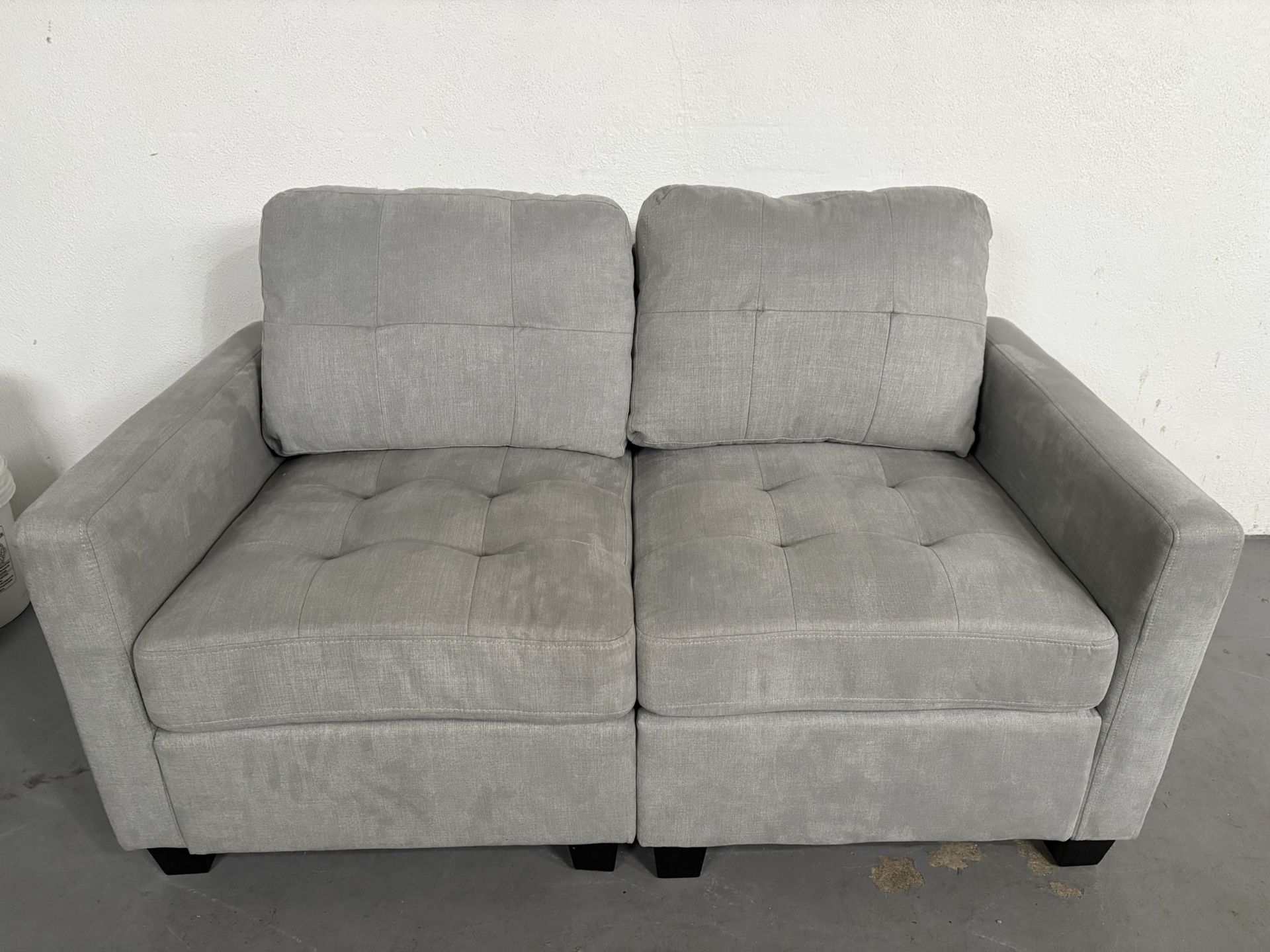Loveseat with charging ports