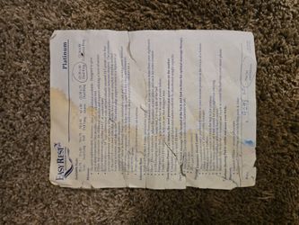 EasyRest Platinum Adjustable Bed Spec Sheet
